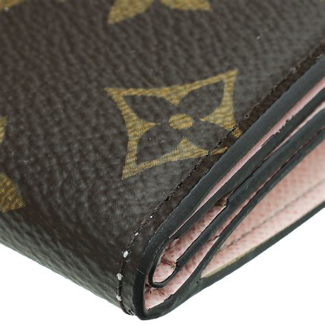 louis vuitton zoe wallet rose|louis vuitton monogram black wallet.